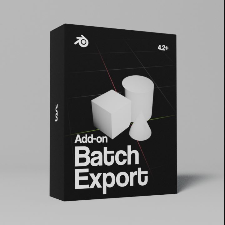 Batch Export Add-On For Blender 4.2+