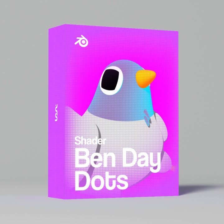 Ben Day Dots Shader for Blender