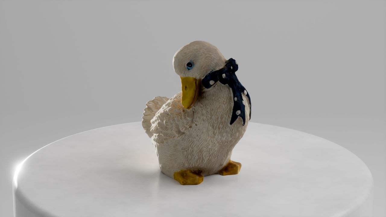 Photogrammetry Duck Figurine 3